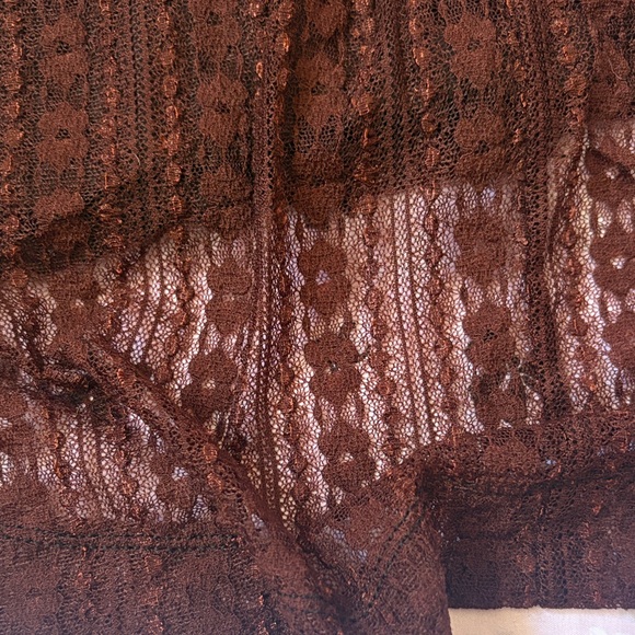 Urban Outfitters Brown Lace Top Dress with Black Straps - Picture 2 of 7